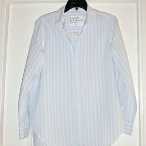 Frank & Eileen 100% Cotton Striped Button Down Shirt